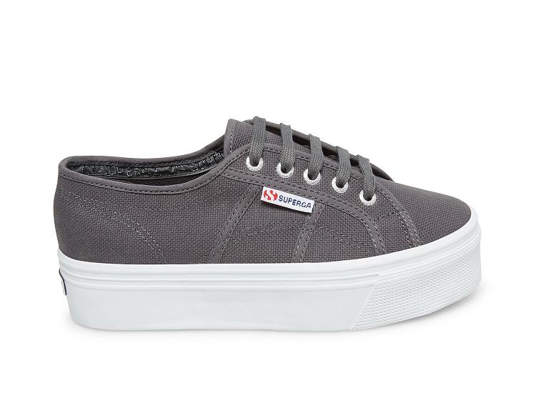 Superga 2790 Acotw Charcoal - Womens Superga Platform Shoes